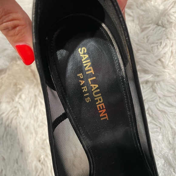 Saint Laurent Anja Mesh Pointed Toe Pump size 39, lightly worn - Picture 12 of 16
